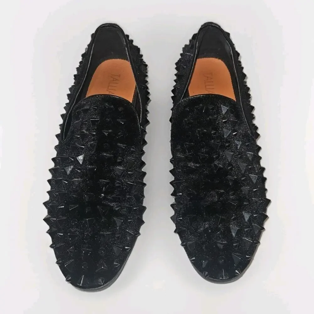 Men's Tallia Treviso Spiked Loafers Slip On Size 11.5~ Celebrity Style